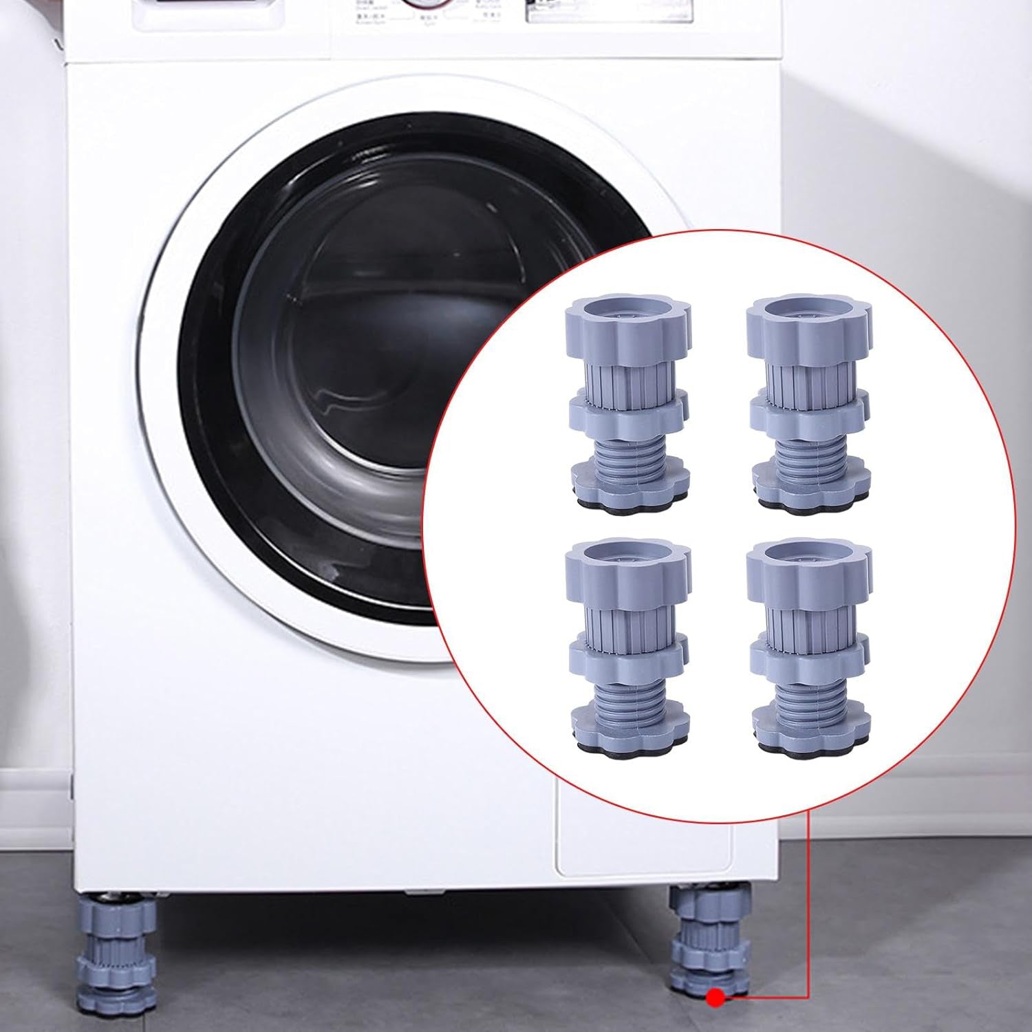 Washing machine support, anti vibration washing machine support adjustable washer anti vibrasion pads, washer & dryer pedestals, Washing Machine Accessory Anti- Skid Pad PVC Lifting Pad Non-Slip ( 1 Pc ) Washing machine support, anti vibration washing machine support adjustable washer anti vibrasion pads, washer & dryer pedestals, Washing Machine Accessory Anti- Skid Pad PVC Lifting Pad Non-Slip ( 1 Pc )